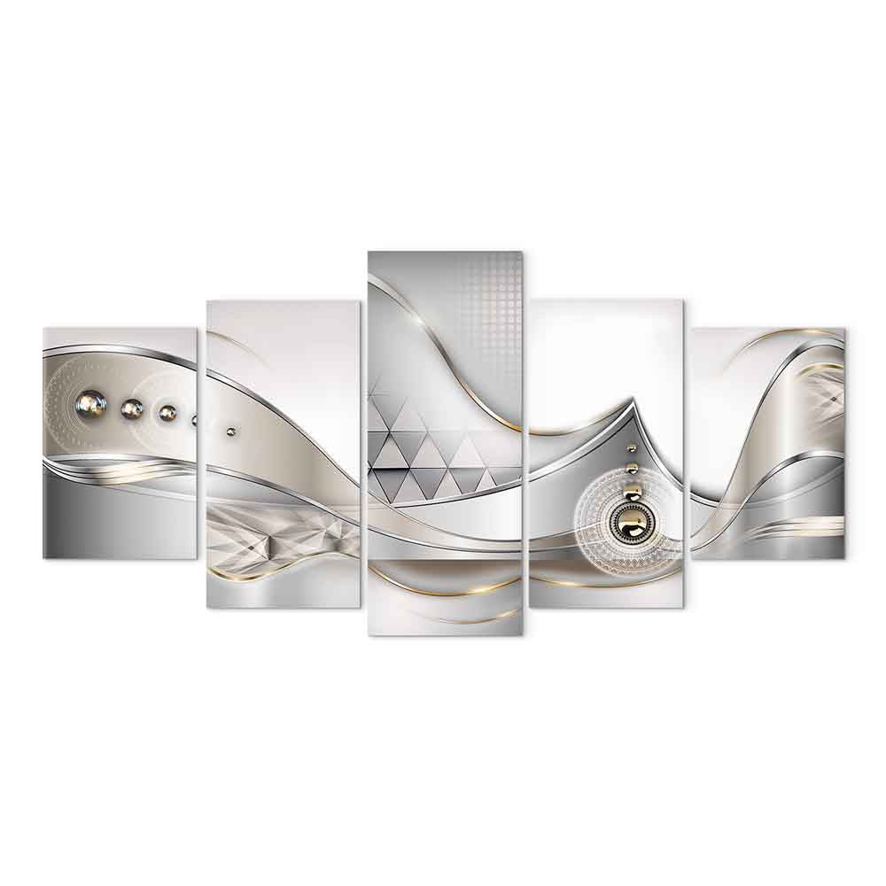 Crystalline Geometric Abstract Modern Canvas Print