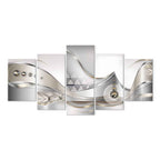 Crystalline Geometric Abstract Modern Canvas Print