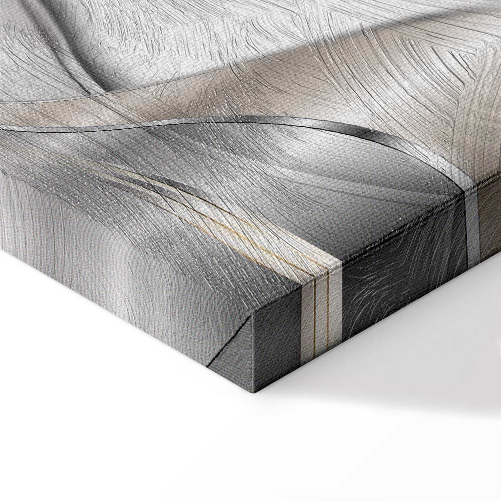 Crystalline Geometric Abstract Modern Canvas Print