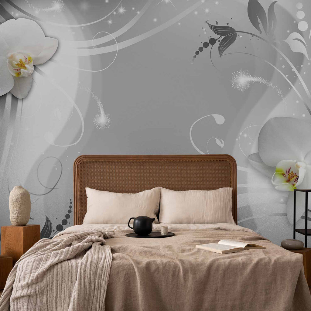 Charming Orchid Floral Wall Mural