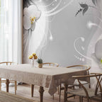 Charming Orchid Floral Wall Mural