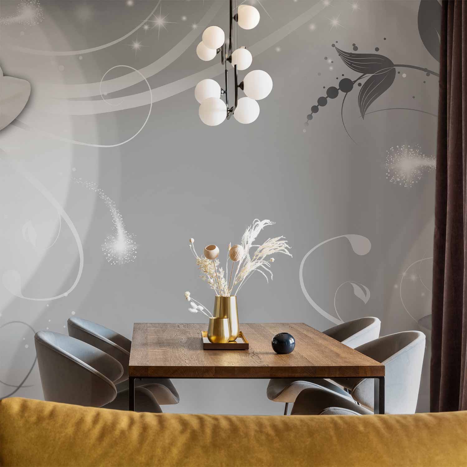 Charming Orchid Floral Wall Mural