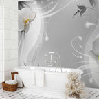 Charming Orchid Floral Wall Mural
