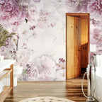 Dancing Peonies Floral Wall Mural