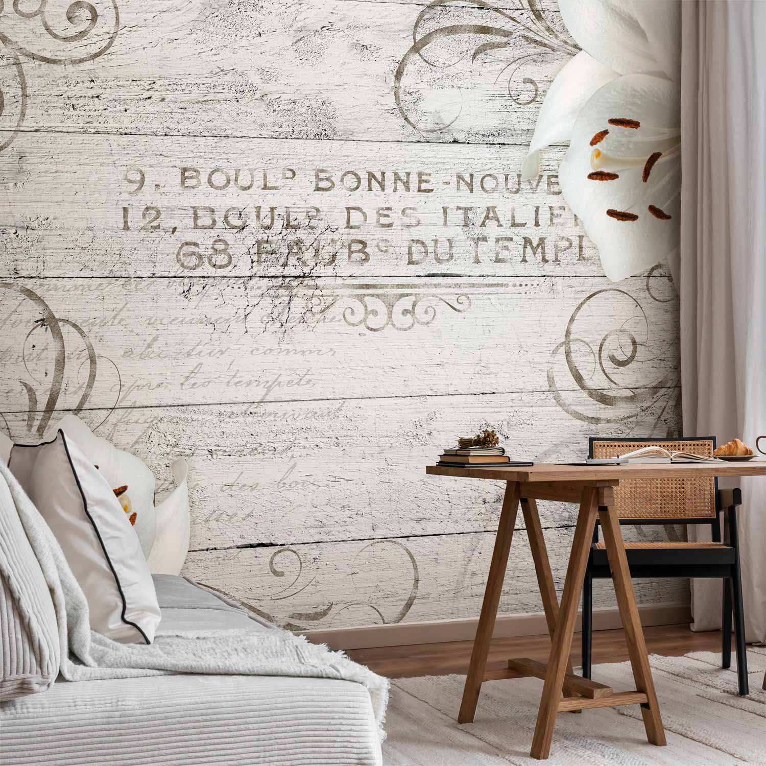 Bonne Nouvelle Lily Floral Wall Mural
