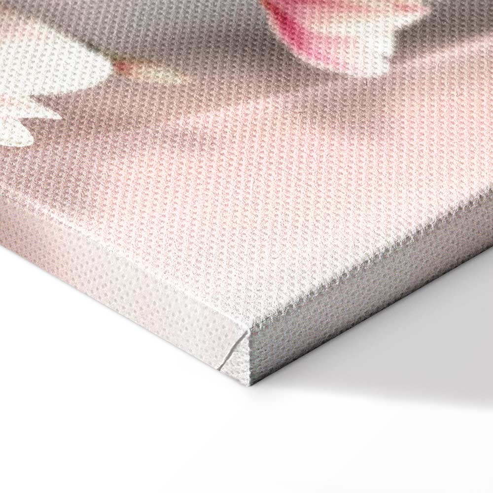 Magnolia Bloom Floral Canvas Print