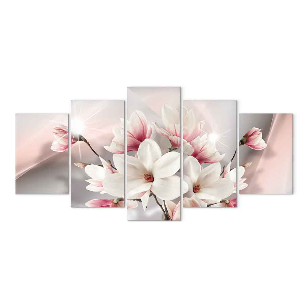 Magnolia Bloom Floral Canvas Print