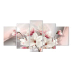 Magnolia Bloom Floral Canvas Print