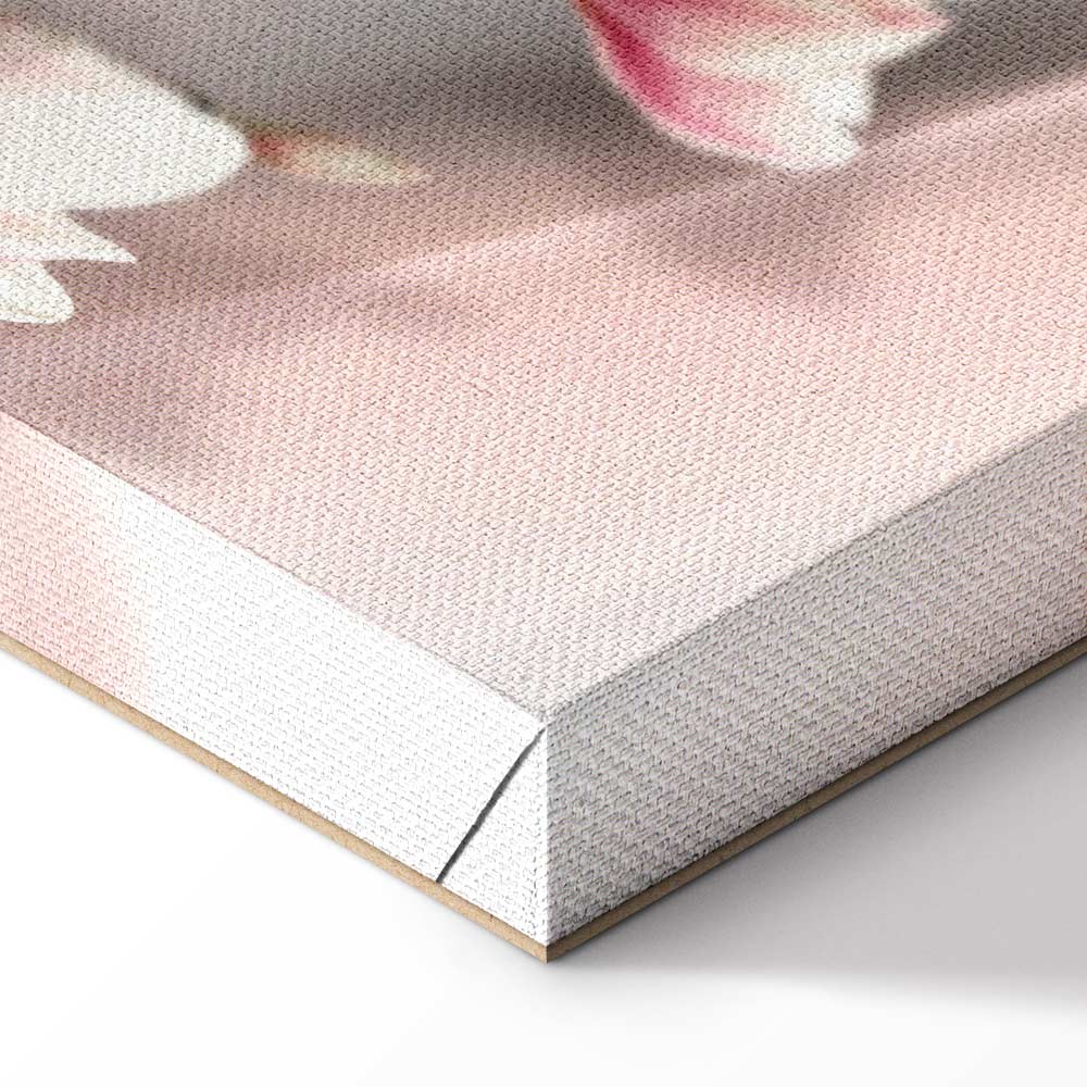 Magnolia Bloom Floral Canvas Print