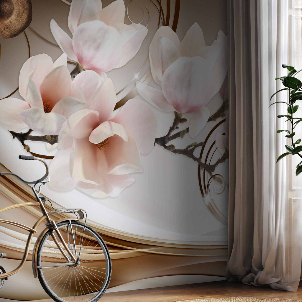 Magnolia Waves Floral Wall Mural