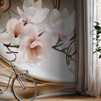 Magnolia Waves Floral Wall Mural