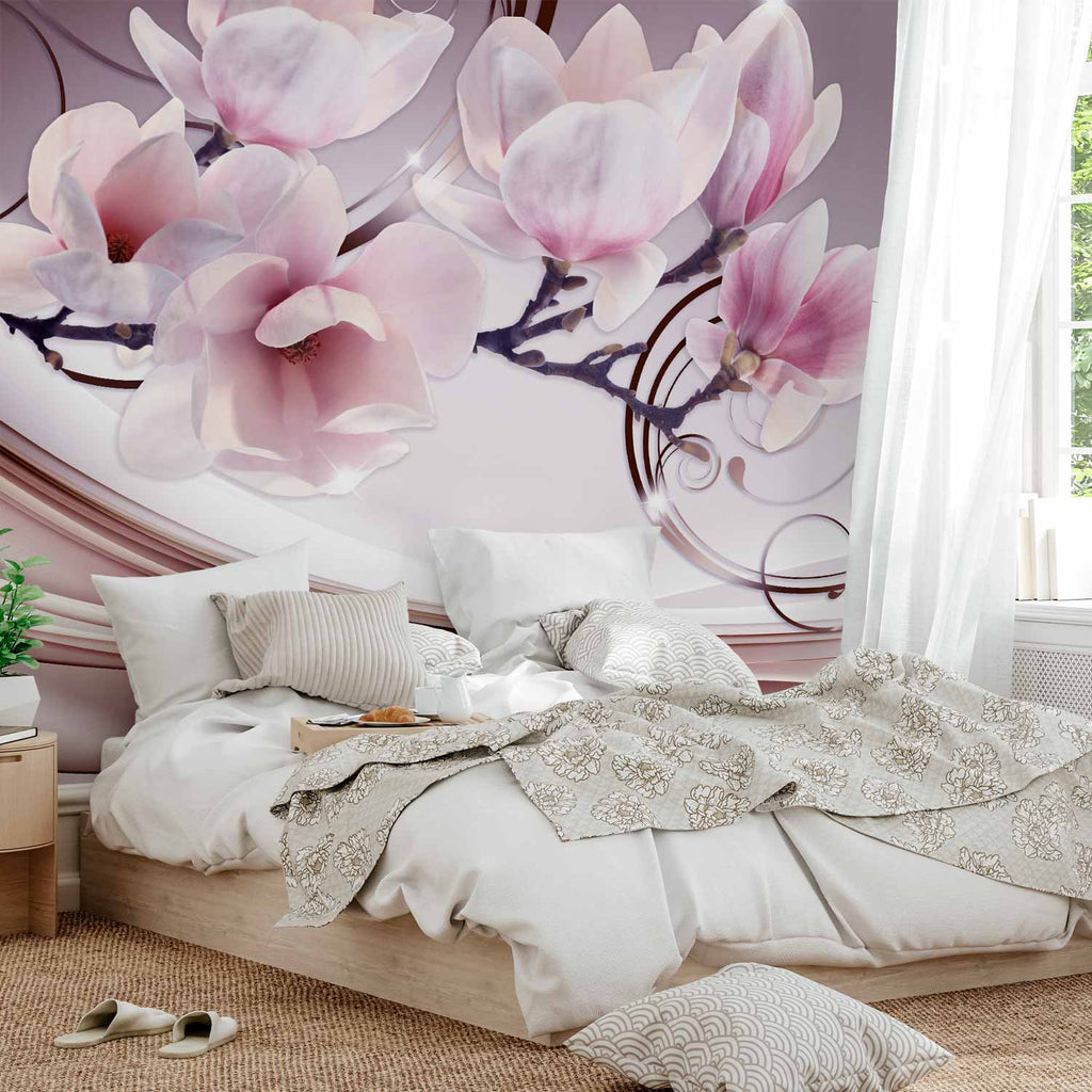 Colourful Magnolia Flowers Wall Mural