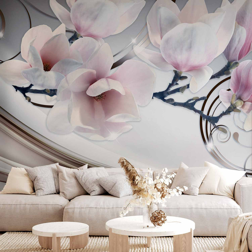 Magnolia Blossom Floral Wall Mural