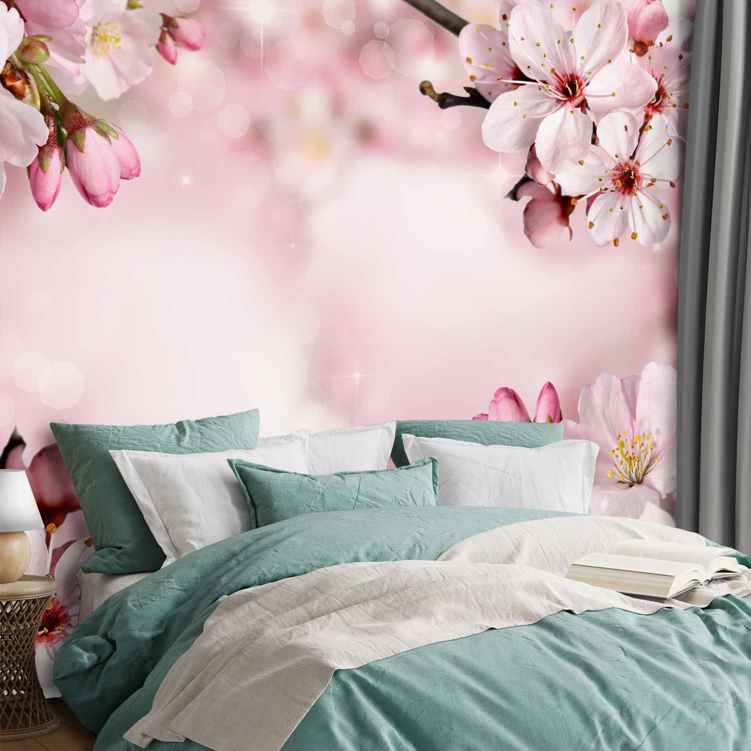 Spring Cherry Blossom Floral Wall Mural