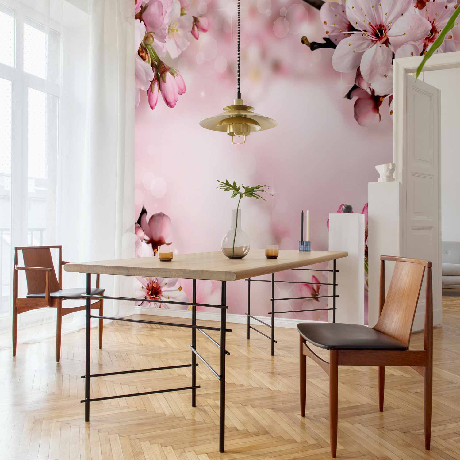 Spring Cherry Blossom Floral Wall Mural
