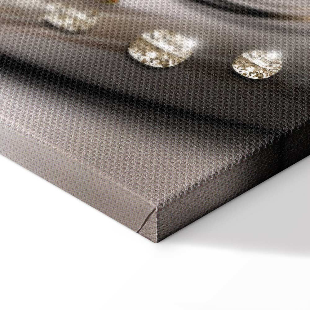 Orchid with Diamond Accents Modern Canvas Print