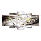 Orchid with Diamond Accents Modern Canvas Print