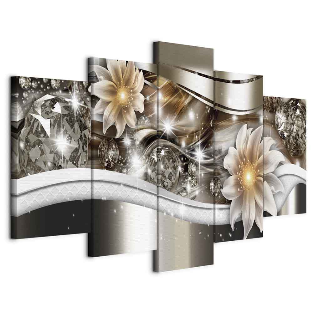 Abstract Luminosity Floral Canvas Print