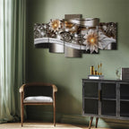 Abstract Luminosity Floral Canvas Print