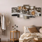 Abstract Luminosity Floral Canvas Print