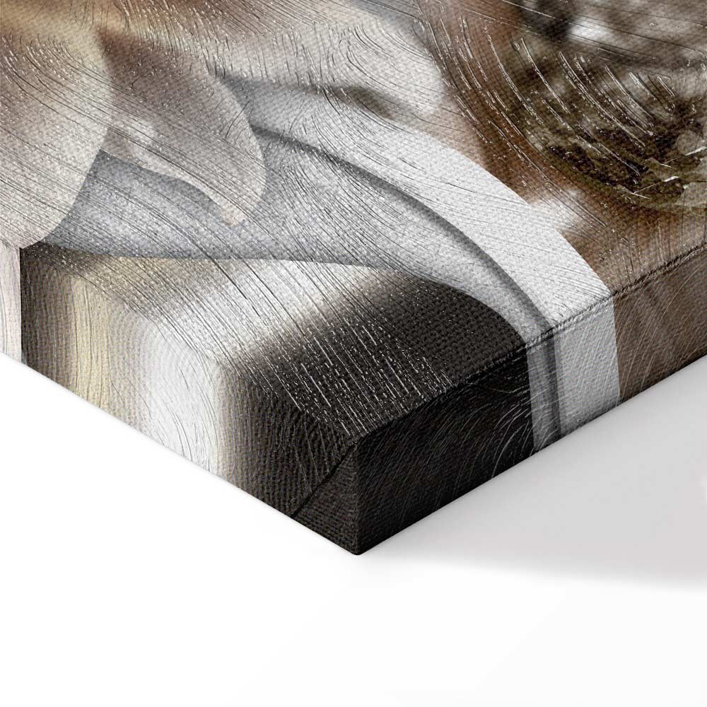 Abstract Luminosity Floral Canvas Print