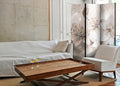 Diamond Lilies Floral 3-Panel Room Divider