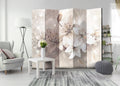 Diamond Lily Floral Room Divider
