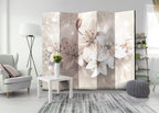 Diamond Lily Floral Room Divider