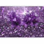 Purple Lily Floral Wall Mural