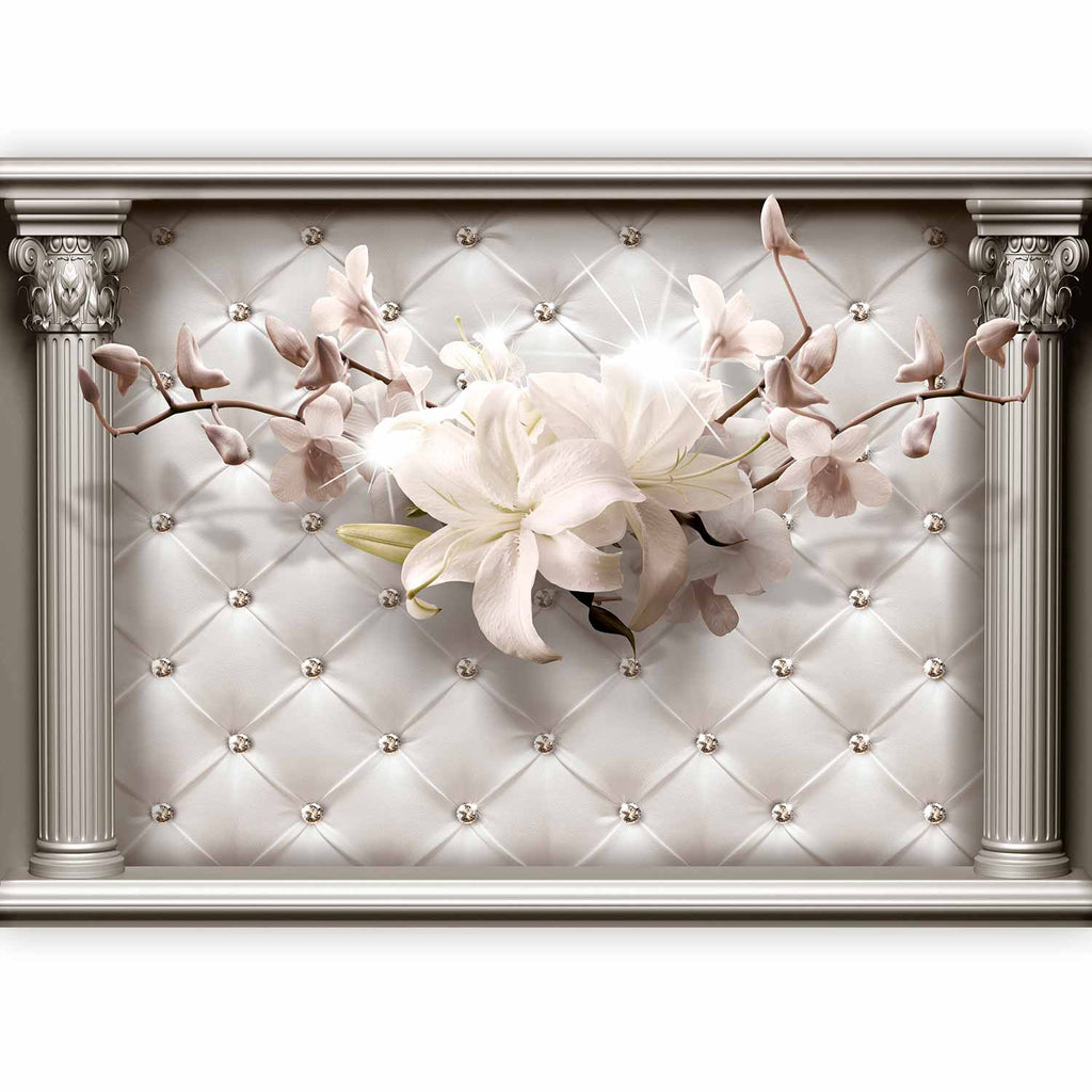 Royal Floral Column Wall Mural