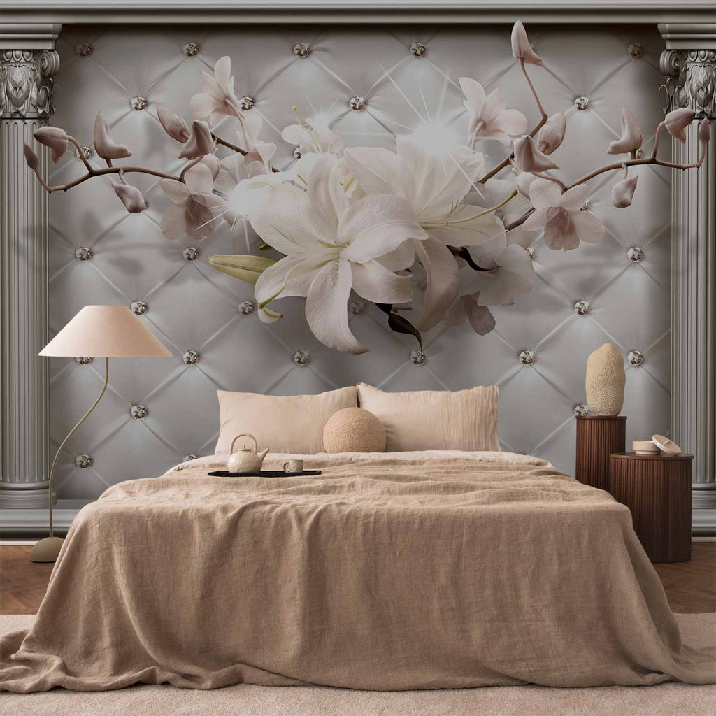 Royal Floral Column Wall Mural