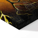 Romantic Tree Silhouette Artistic Canvas Print