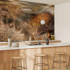 Gold Dandelion Nature Wall Mural