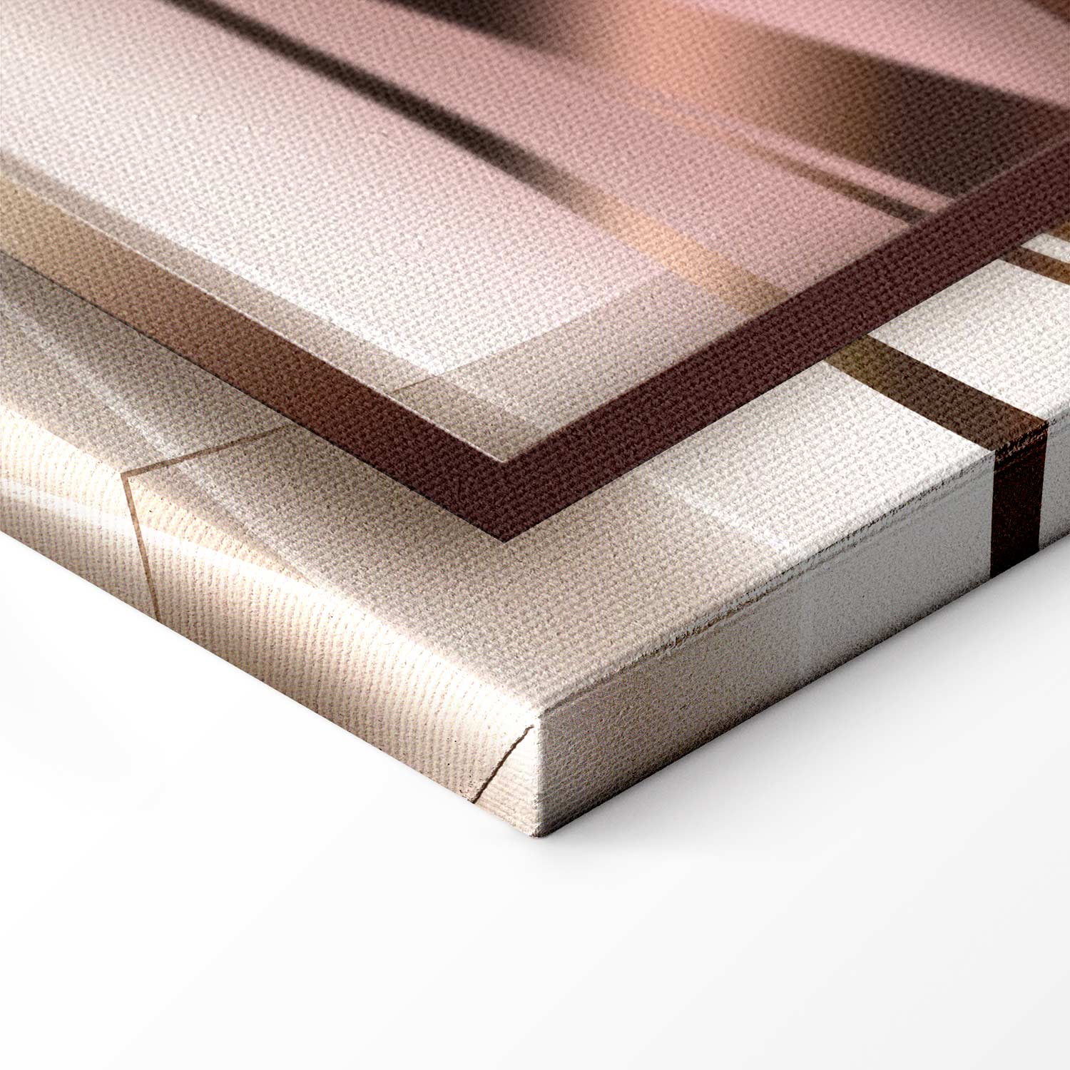 Abstract Orchid Shine Canvas Print (5 Parts) Wide