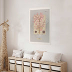 Mysterious Tree Abstract Nature Poster