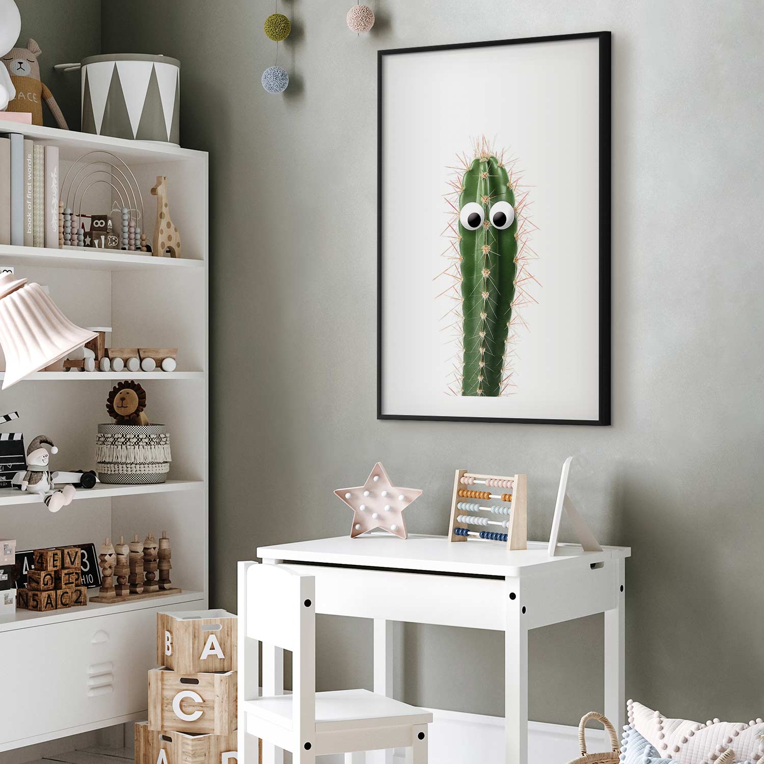 Living Cactus Nature Poster
