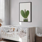 Eared Cactus Funny Poster