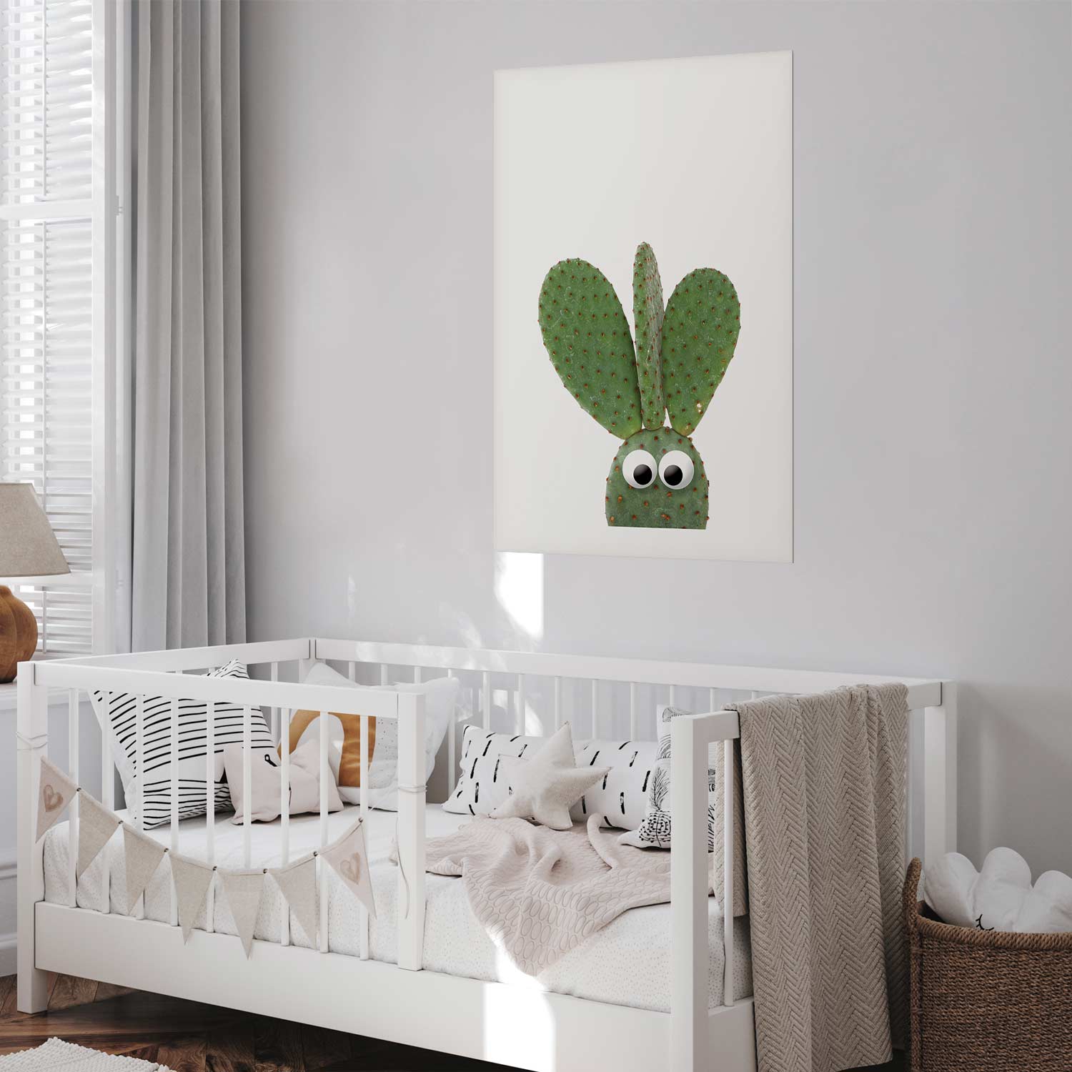 Eared Cactus Funny Poster