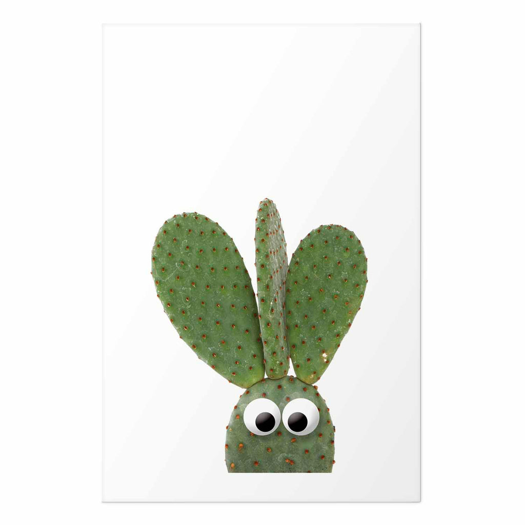 Eared Cactus Funny Poster