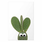 Eared Cactus Funny Poster