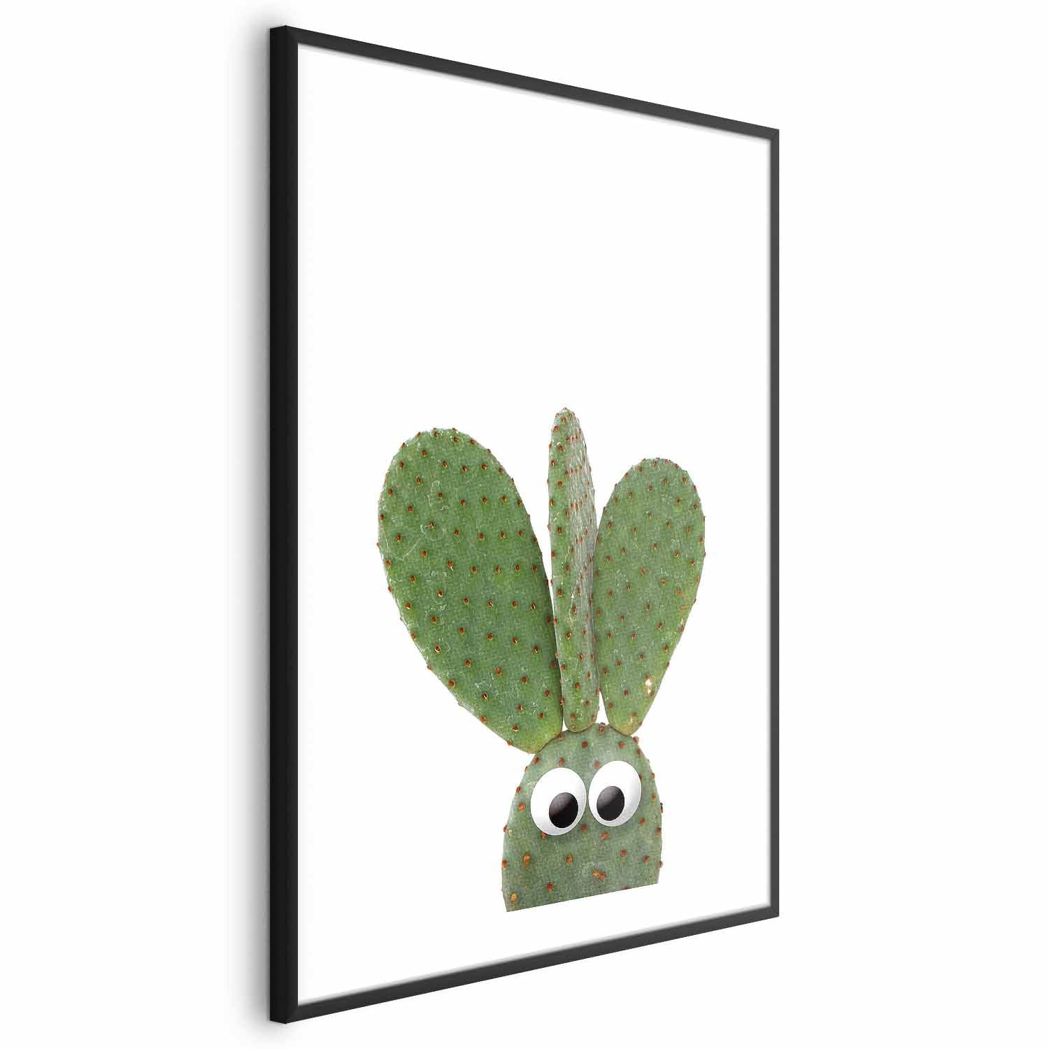 Eared Cactus Funny Poster