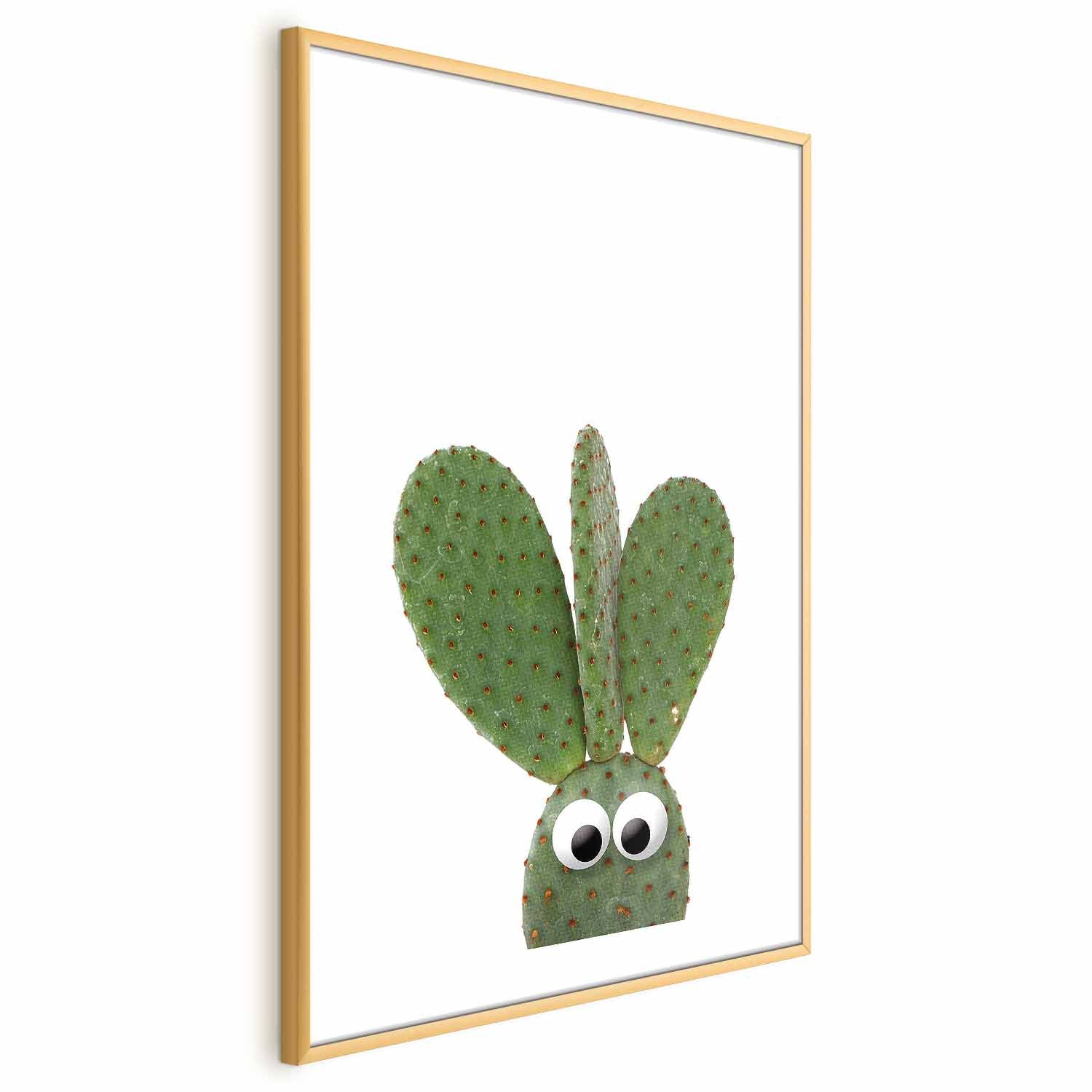 Eared Cactus Funny Poster