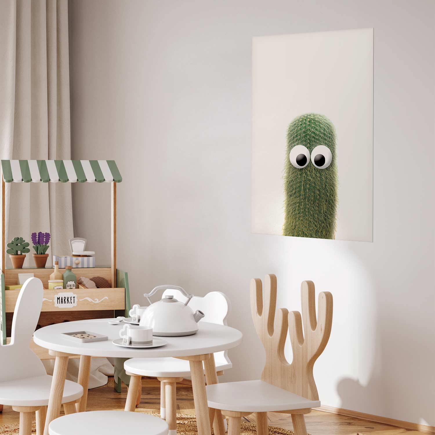 Funny Prickly Cactus Poster