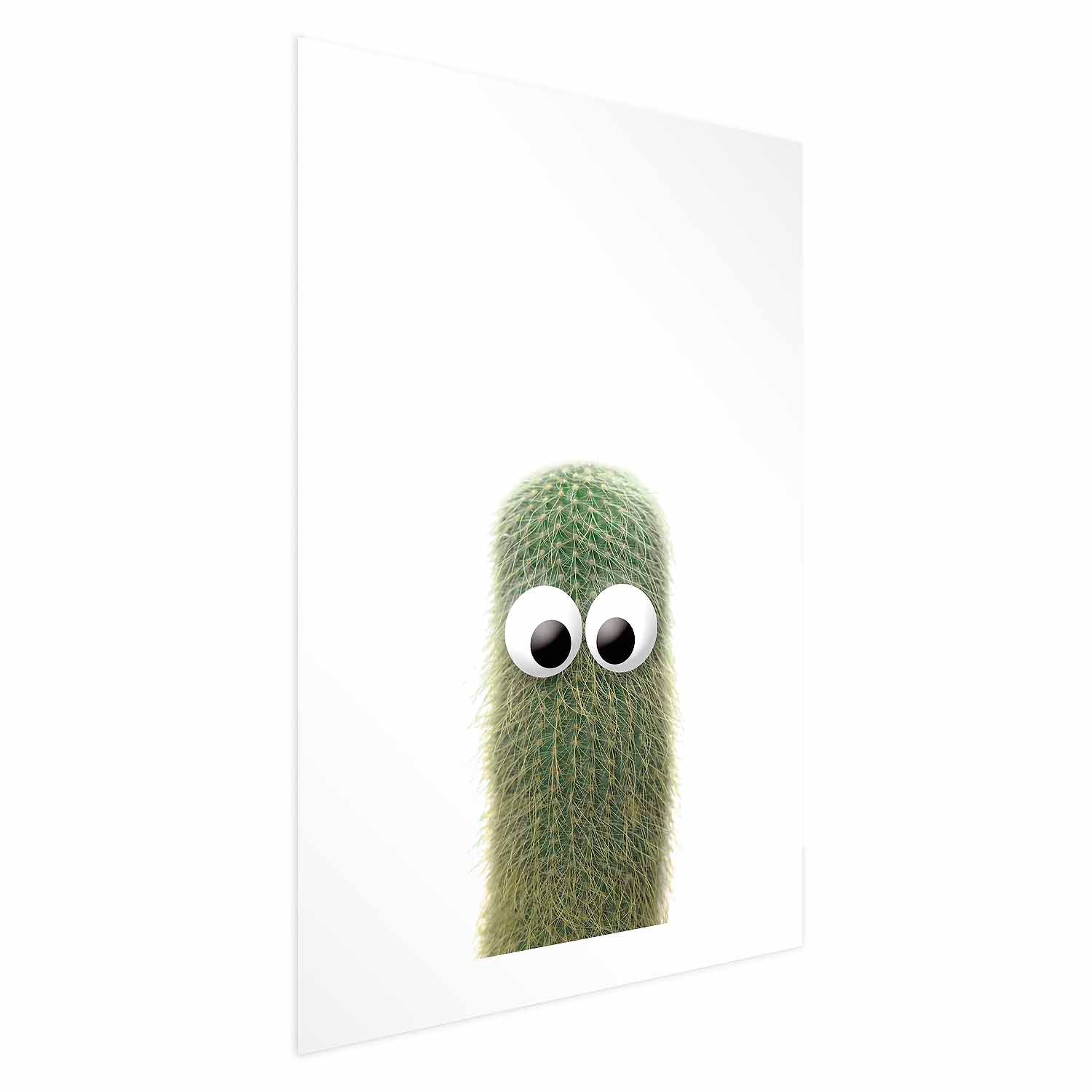 Funny Prickly Cactus Poster