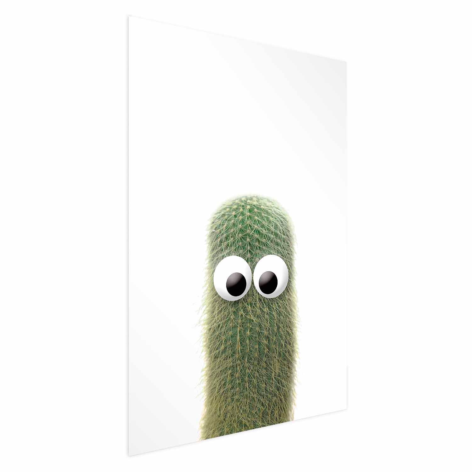Funny Prickly Cactus Poster