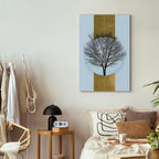 Circular Tree Branches Abstract Nature Canvas Print