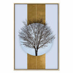 Circular Tree Branches Abstract Nature Canvas Print