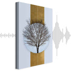 Circular Tree Branches Abstract Nature Canvas Print