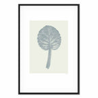 Pastel Leaf Botanical Vertical Canvas Print