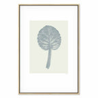 Pastel Leaf Botanical Vertical Canvas Print